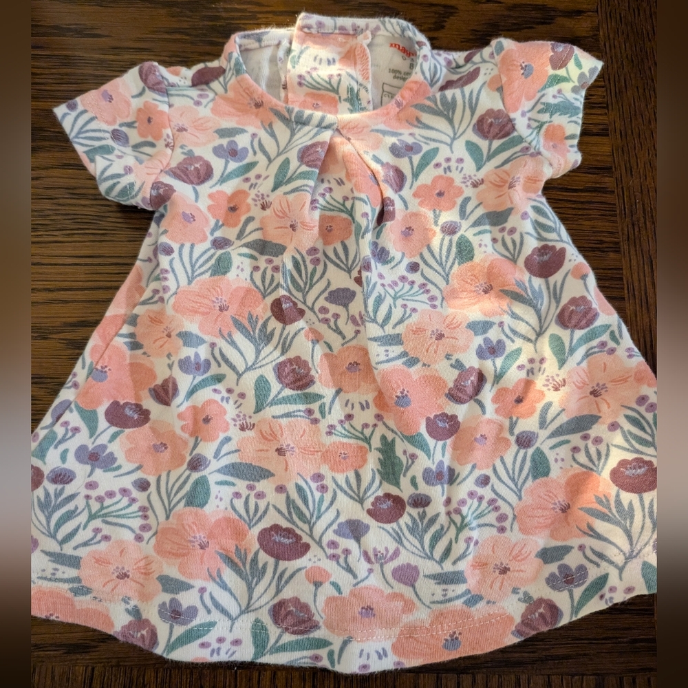Magnetic Me 0-3 month floral dress
